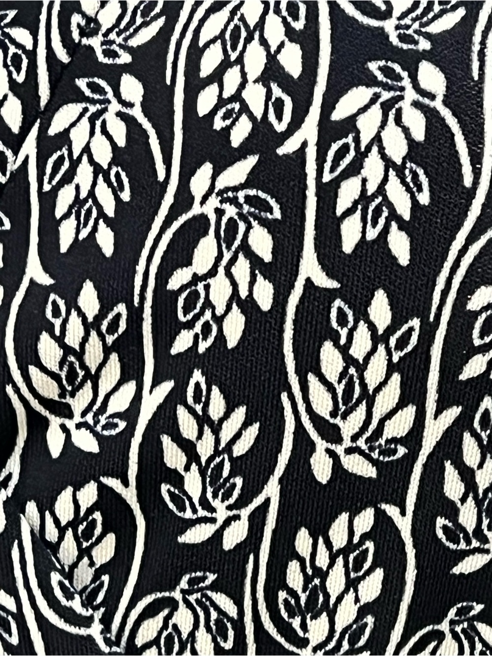 Ann Taylor wrap dress 14 dark blue/white floral long slv stretch office church - Picture 8 of 8